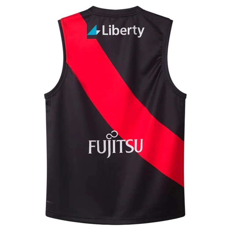 PUMA Essendon Bombers Kids 2025 AFL Home Replica Guernsey - Image 2