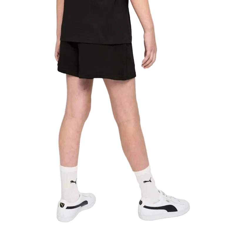 PUMA Girls Essentials No.1 Logo Shorts - Image 2