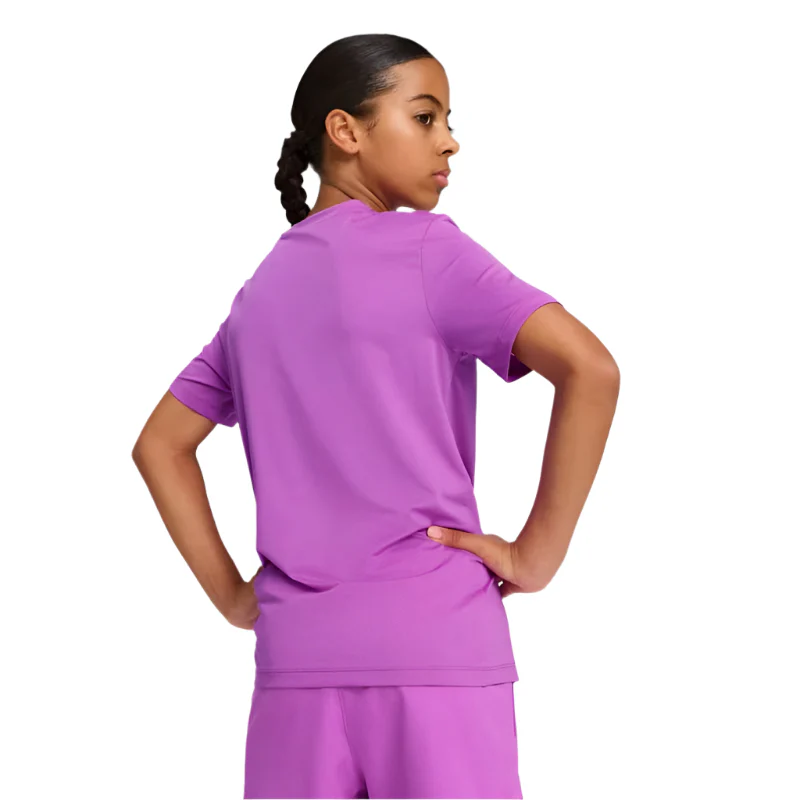 PUMA Girls TAD Essentials Cat Logo Tee - Image 2