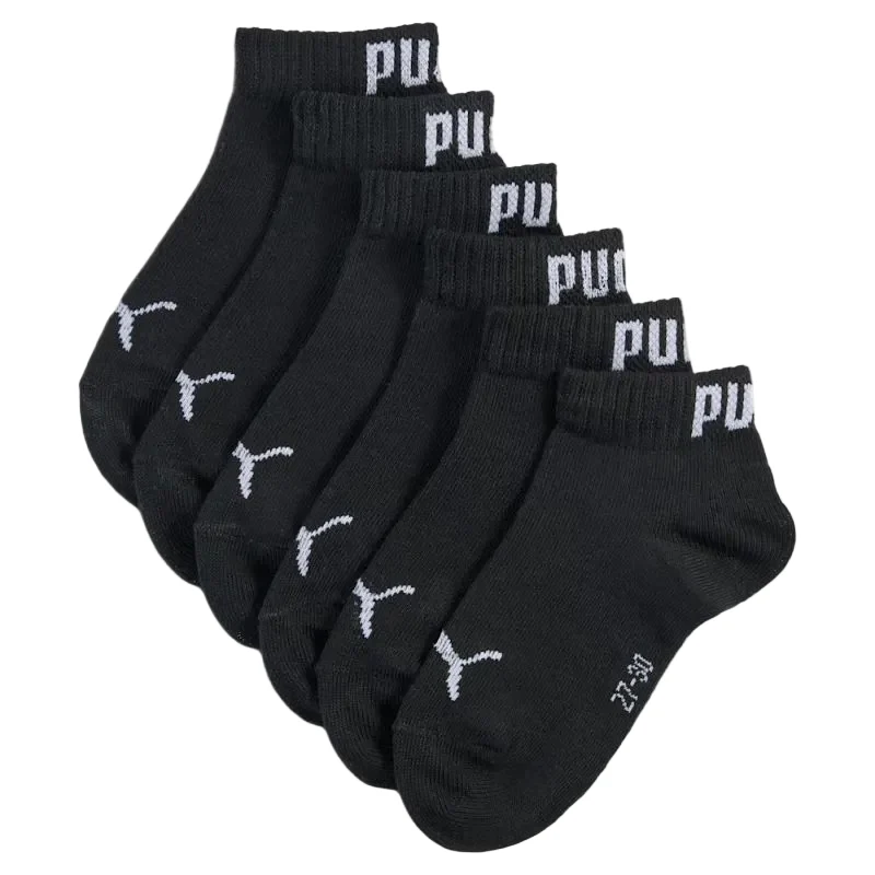 PUMA Kids QTR Crew Socks Pack of 3