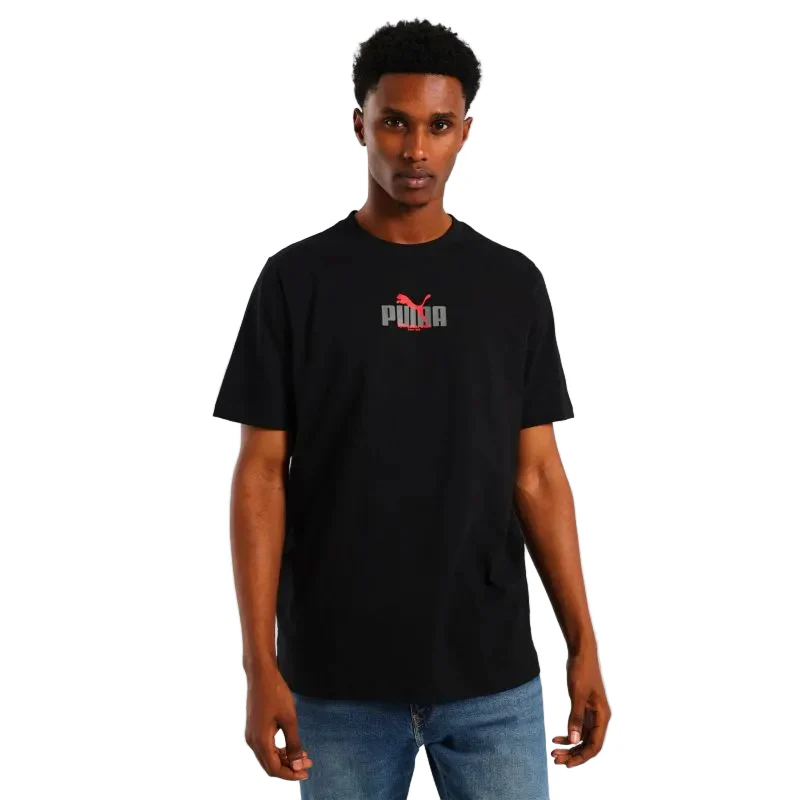 PUMA Mens Graphic PUMA Wording Tee