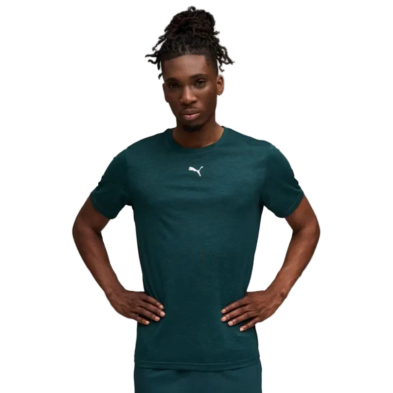 PUMA Mens TAD Essentials Heather Cat Tee