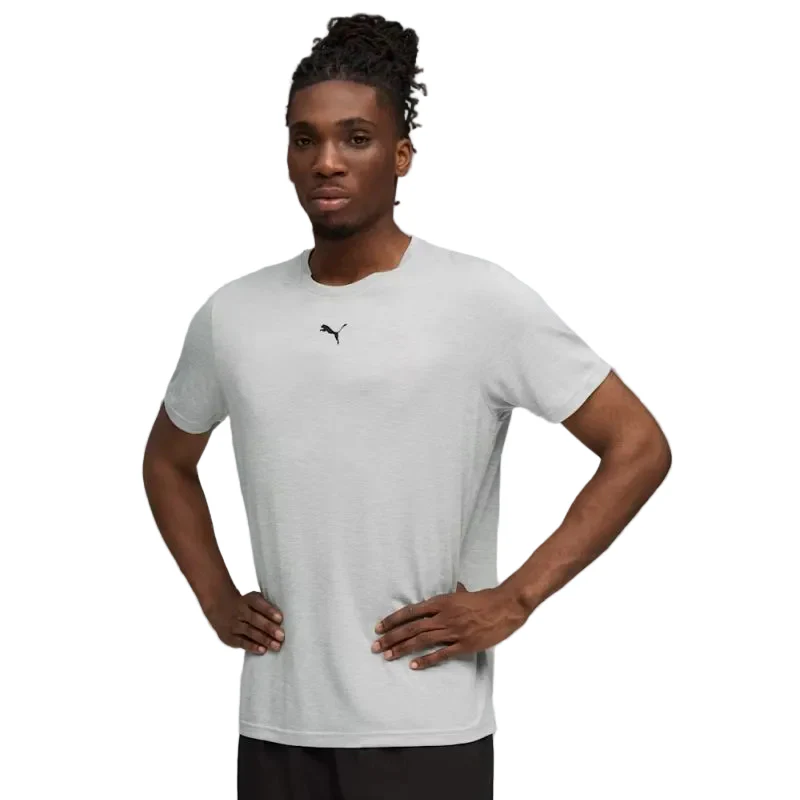 PUMA Mens TAD Essentials Heather Cat Tee