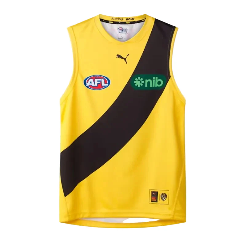 PUMA Richmond Tigers 2026 AFL Away Kids Replica Guernsey