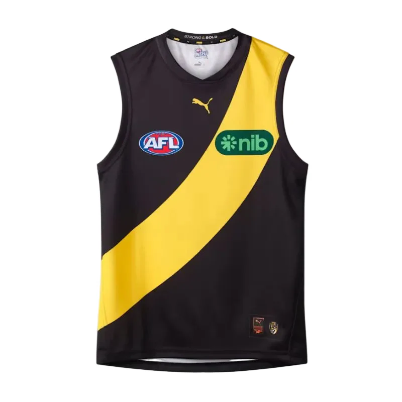 PUMA Richmond Tigers 2026 AFL Home Kids Replica Guernsey