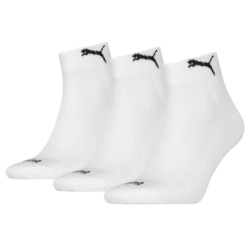 Puma Unisex Cushioned Quarter Socks Pack of 3