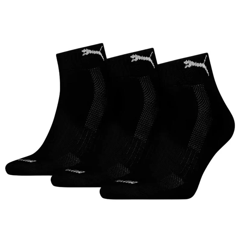 Puma Unisex Cushioned Quarter Socks Pack of 3