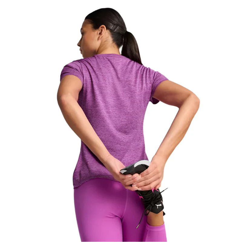 PUMA Womens TAD Essentials Heather Tee - Image 2