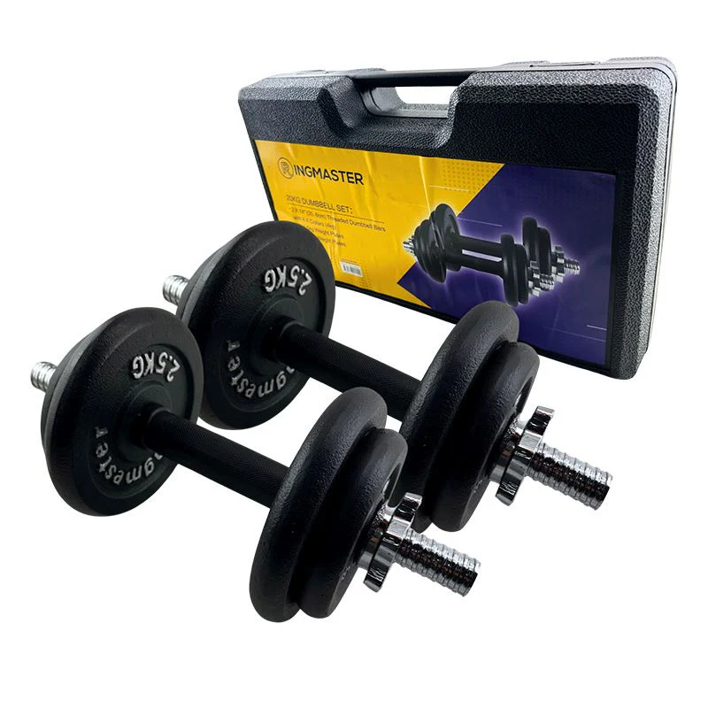 Ringmaster 20kg Dumbell Set with Carry Case