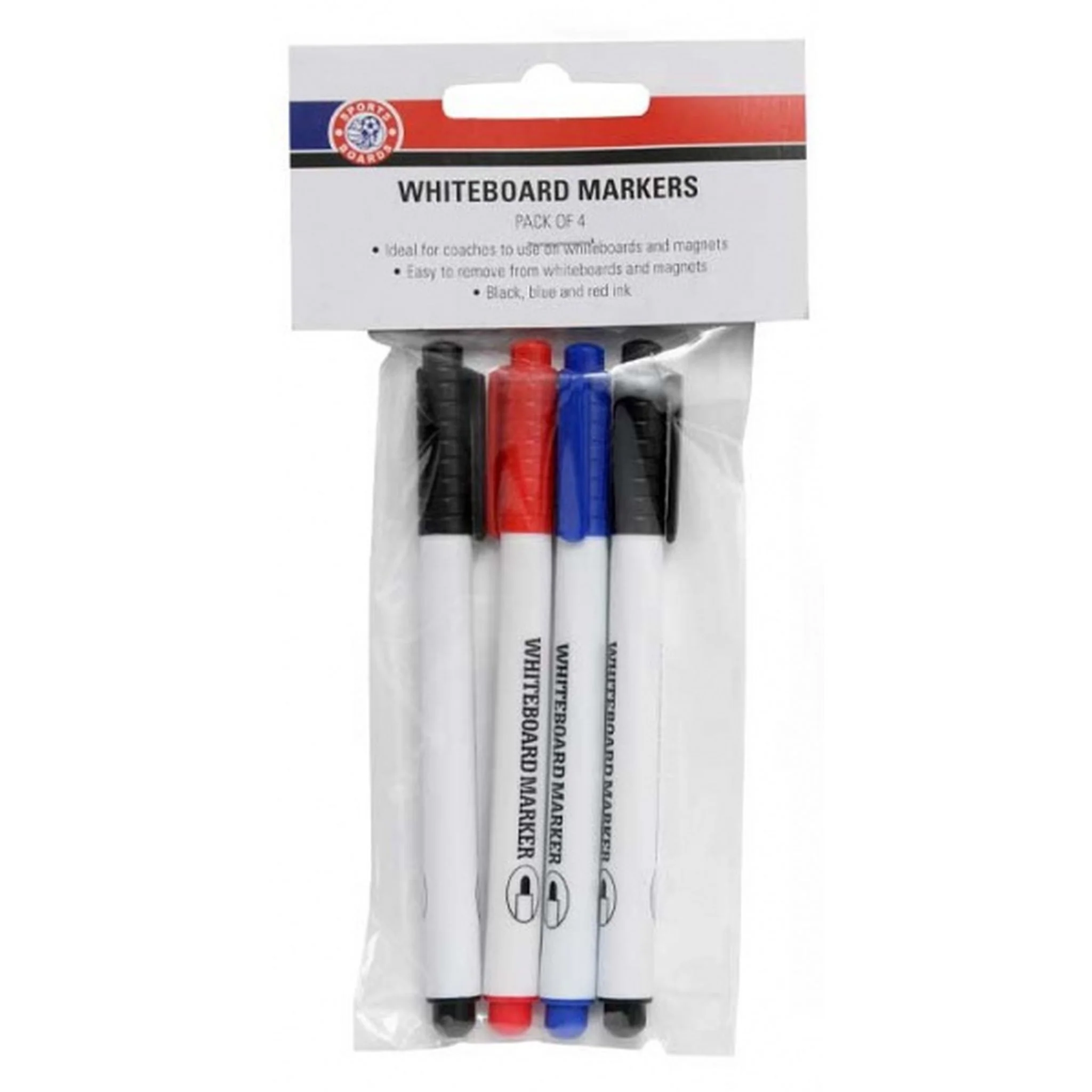 Sports Boards Whiteboard Marker Pens Regular Tip - Pack of 3