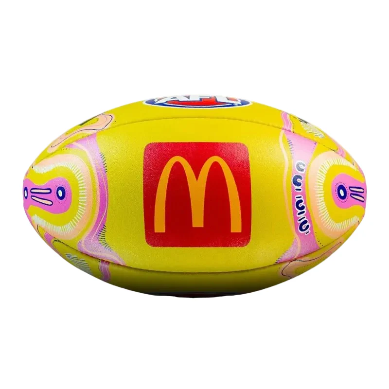Sherrin AFL Sir Doug Nicholls Round 2026 Replica Game Ball - Image 2