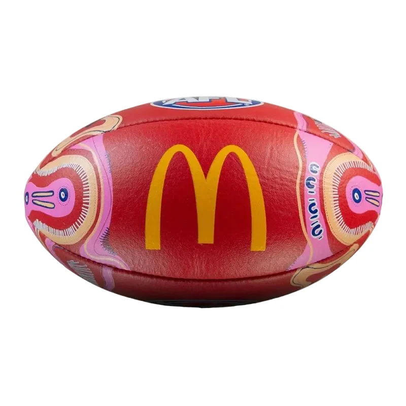 Sherrin AFL Sir Doug Nicholls Round 2026 Replica Game Ball - Image 2