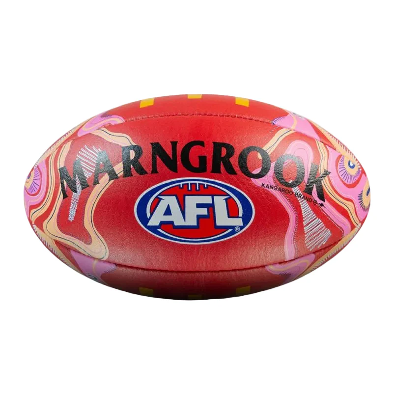 Sherrin AFL Sir Doug Nicholls Round 2026 Replica Game Ball - Image 3