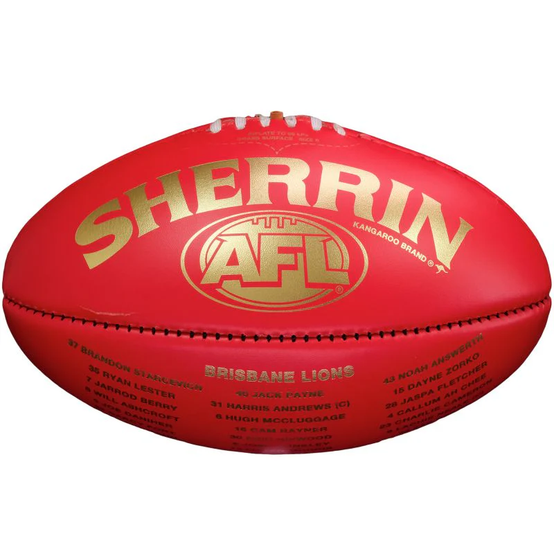 Sherrin KB Blemish - Brisbane Lions Premiers 2024 Match Ball