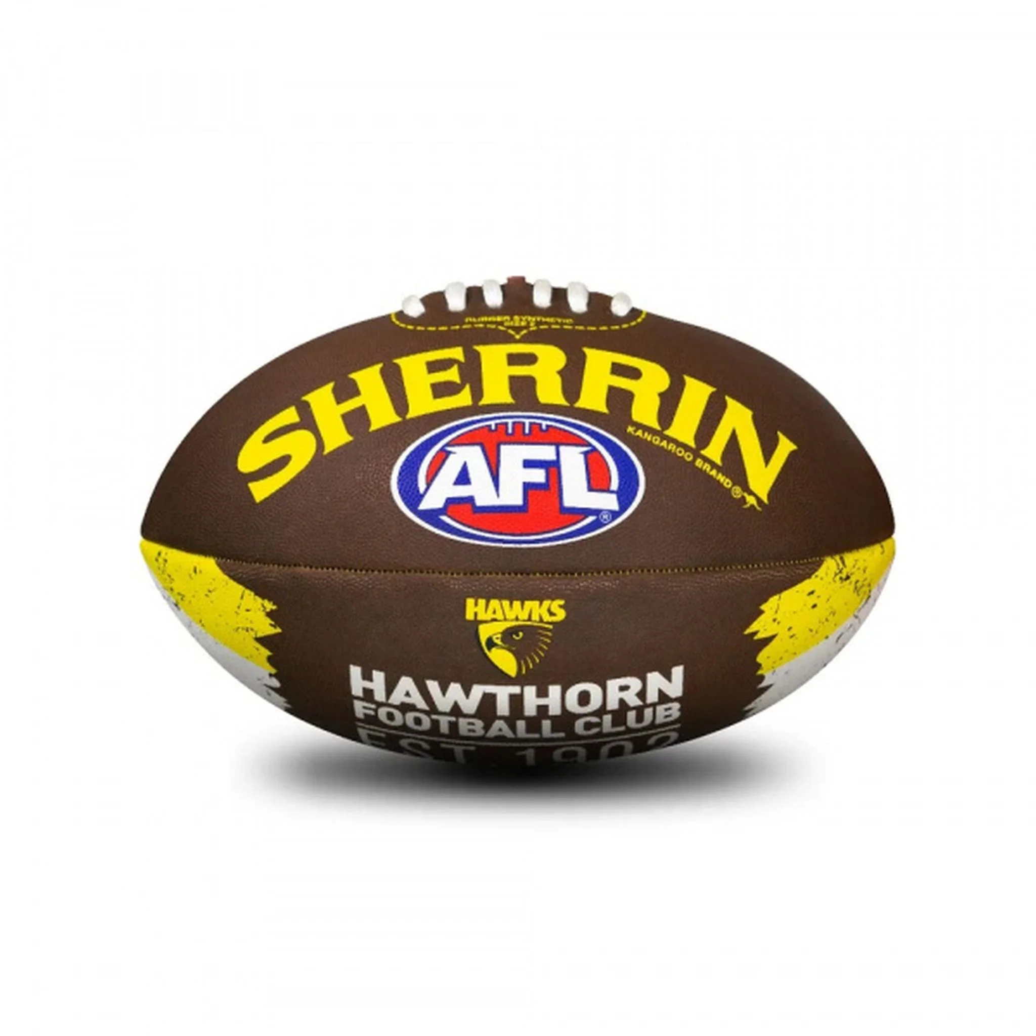 Sherrin Hawthorn Hawks PVC Song Football