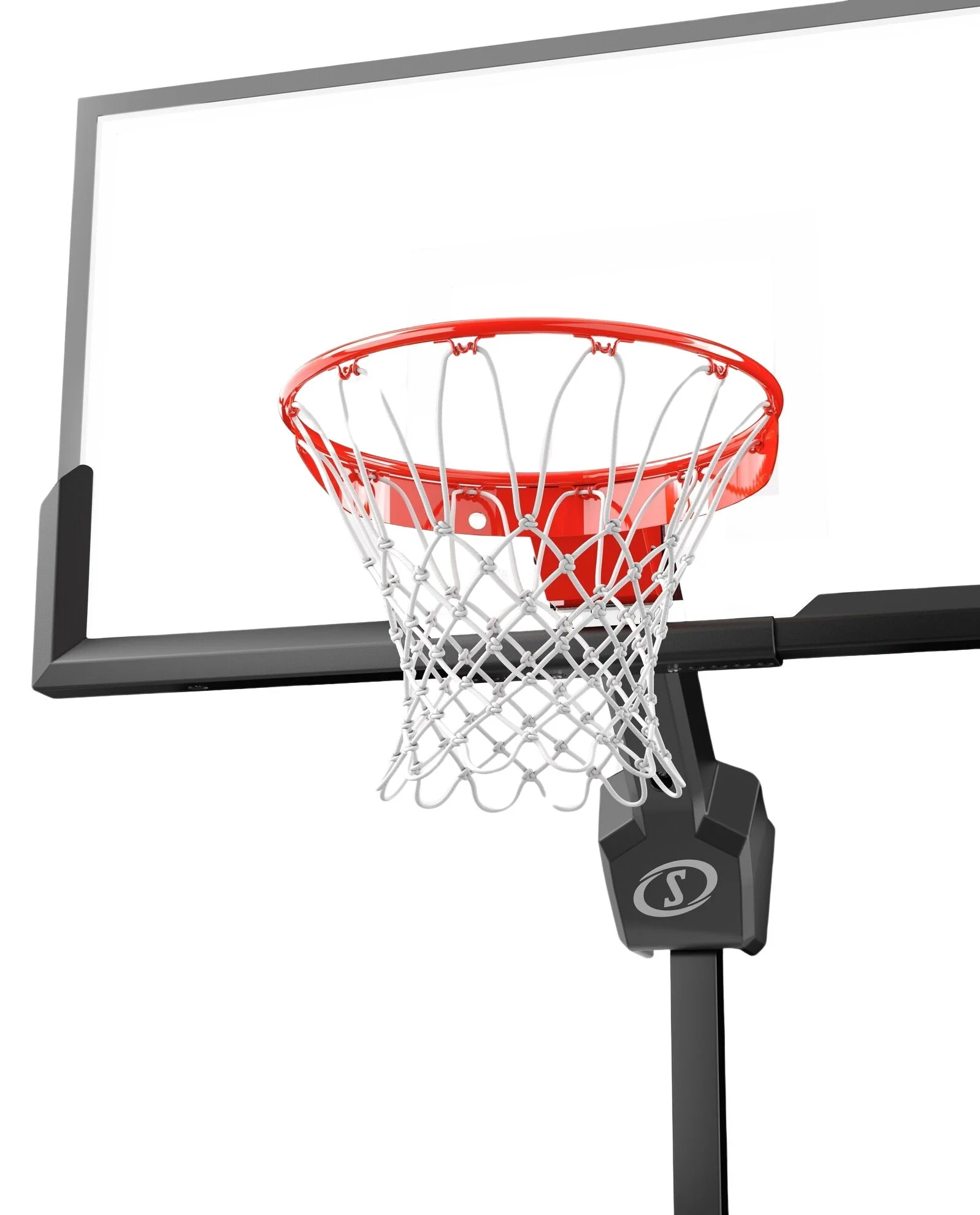 Spalding 54-inch Clear View Momentous EZ Assembly Acrylic Portable Basketball Hoop - Image 5