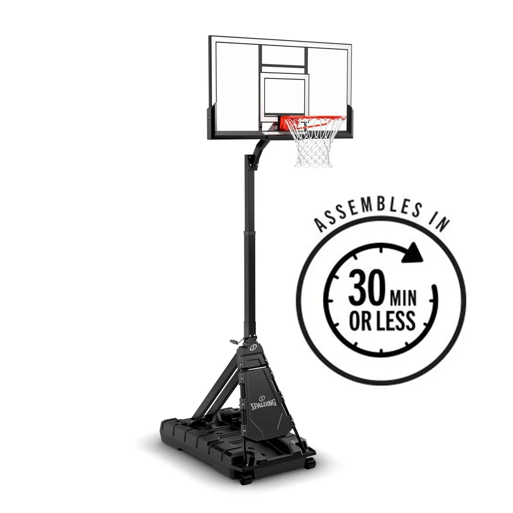 Spalding 54-inch Momentous EZ Assembly Acrylic Portable Basketball Hoop - Image 2