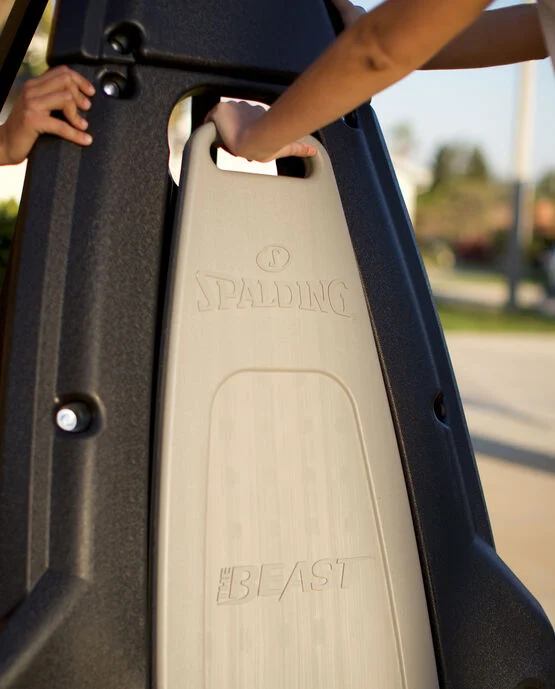 Spalding 60-inch THE BEAST Glass Portable Basketball Hoop - Image 5