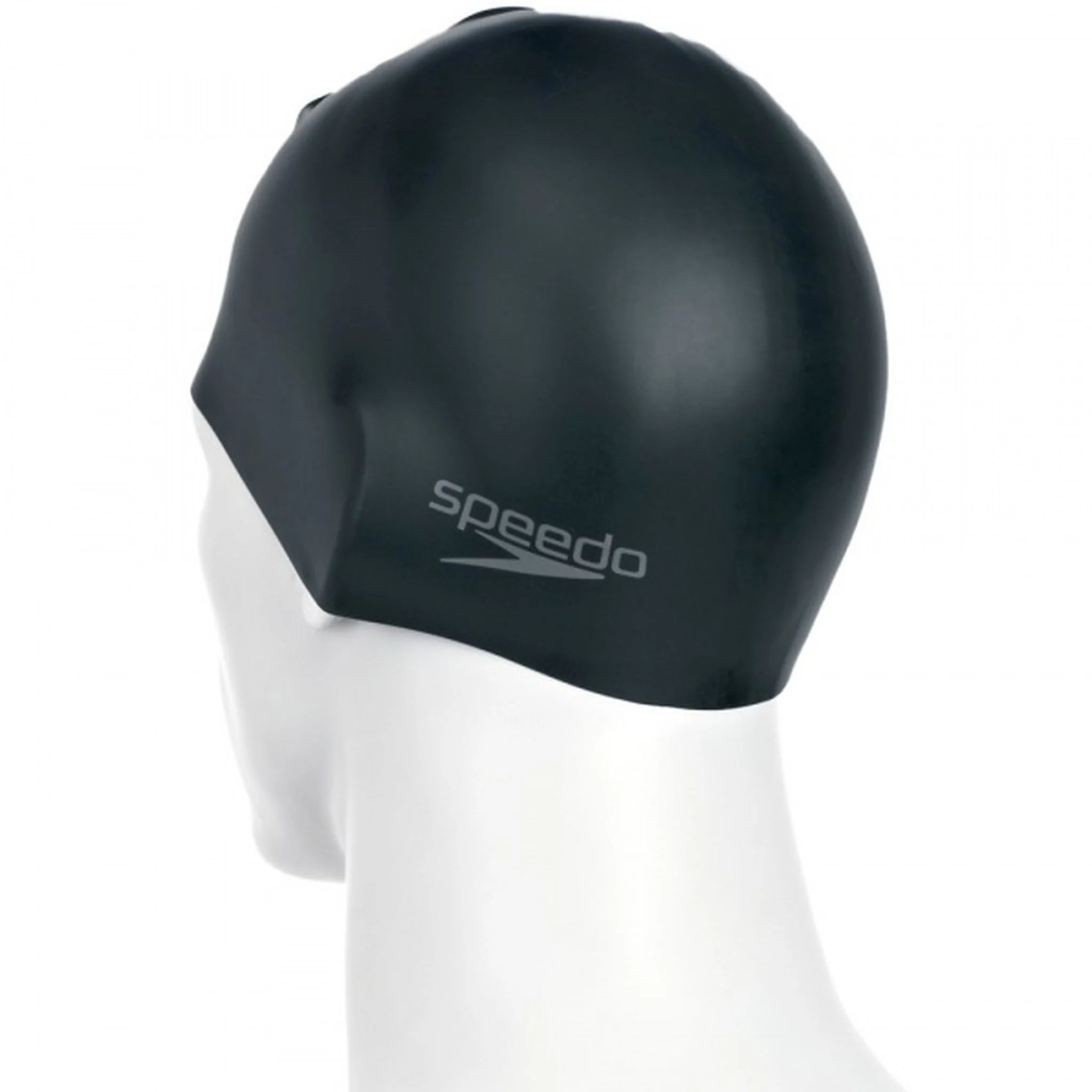 Speedo Plain Moulded Silicone Cap - Image 2