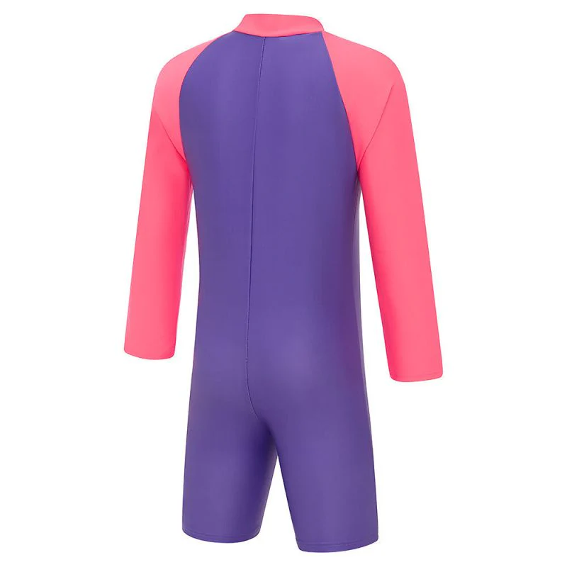 Speedo Toddler Girls Long Sleeve Zip Sunsuit - Image 2