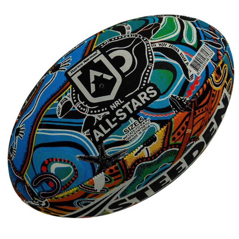 Steeden NRL Indigenous All Stars Supporter Rugby Ball - Image 2