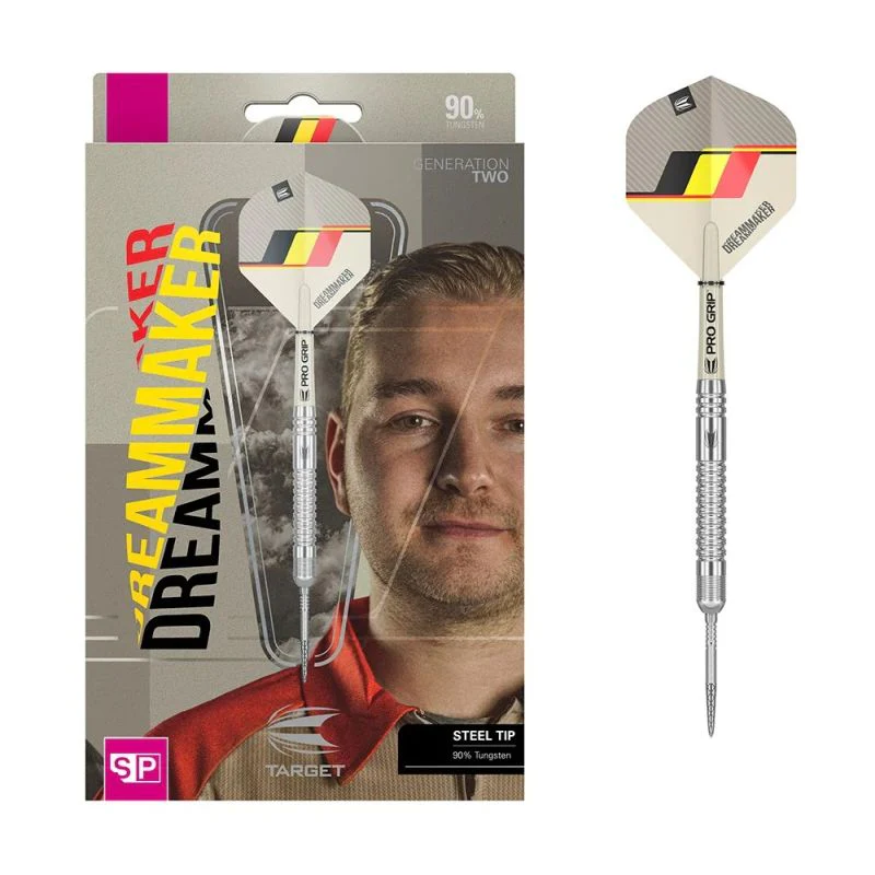 Target Dimitri Van Den Bergh 90% Tungsten G2 SP Steel Tip Darts