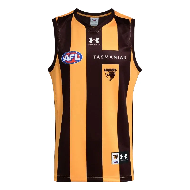 Under Armour Hawthorn Hawks 2026 AFL Home Kids Replica Guernsey