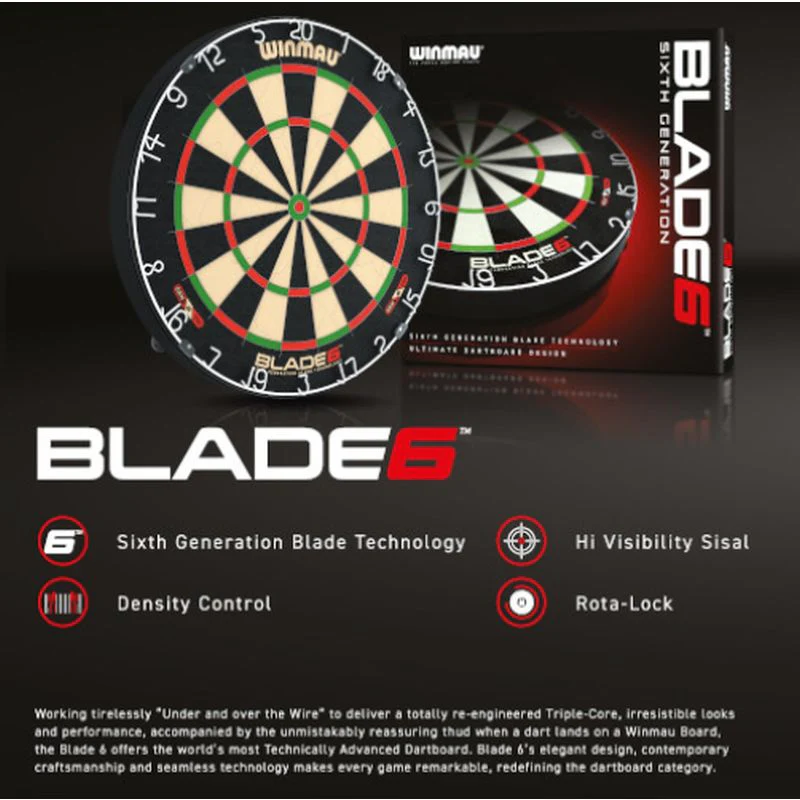 Winmau Blade 6 Dartboard - Image 6