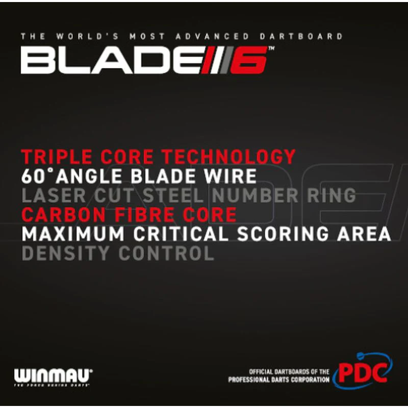 Winmau Blade 6 Triple Core Dartboard - Image 9