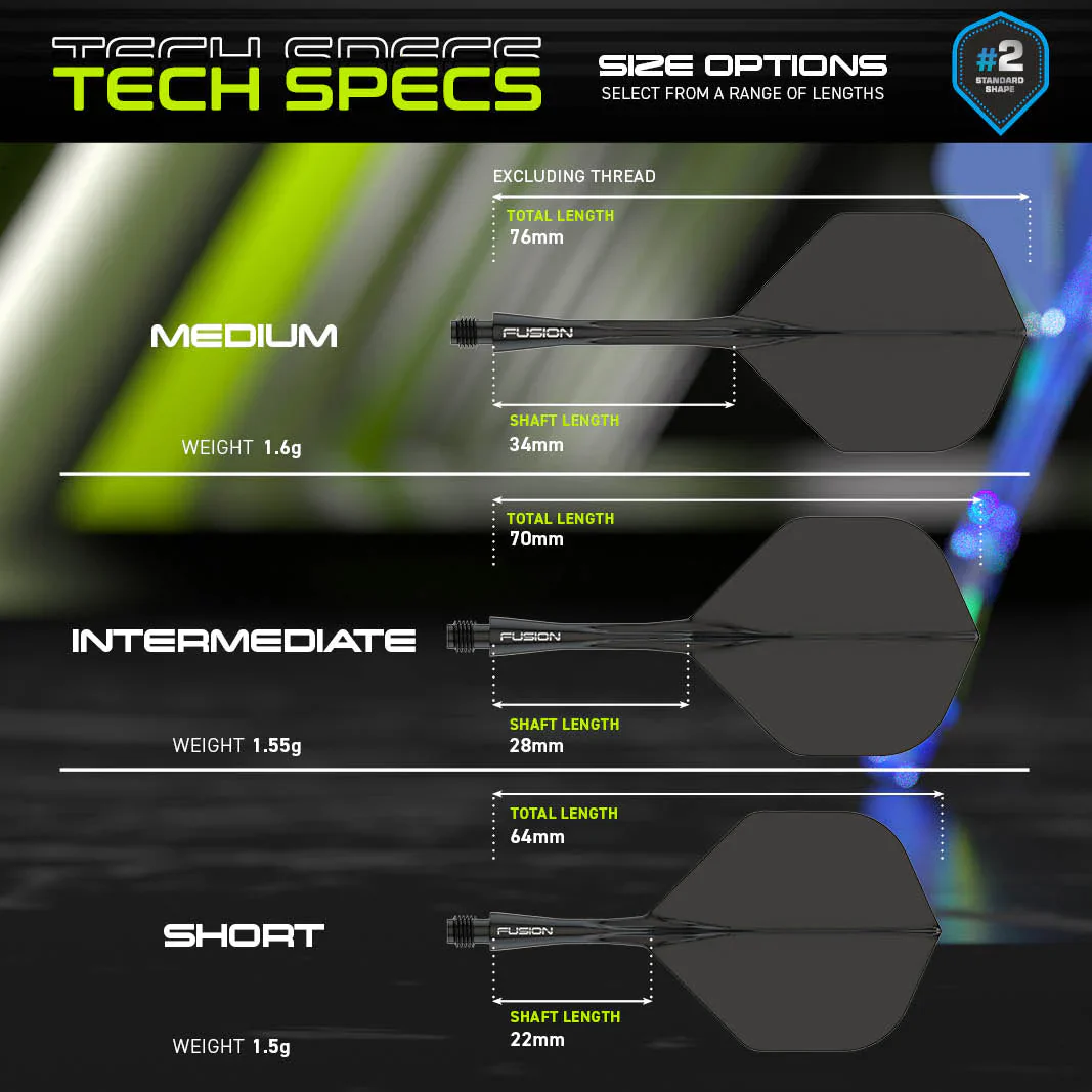 Winmau Fusion NO.2 Integrated Flight & Shaft - Image 3
