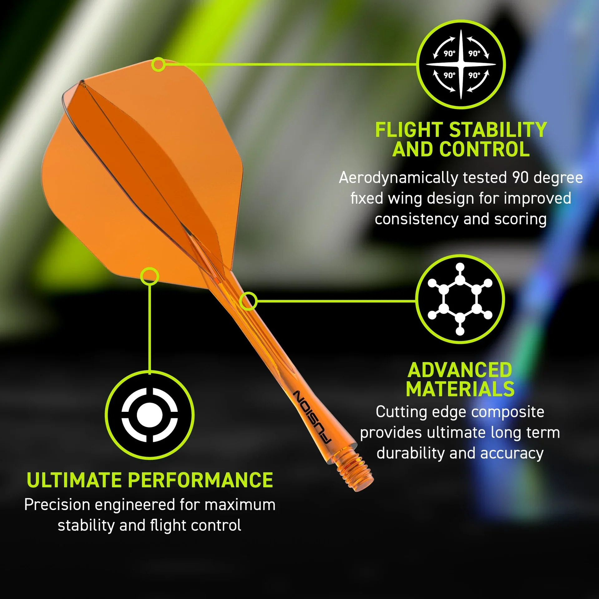 Winmau Fusion NO.6 Integrated Flight & Shaft - Image 2